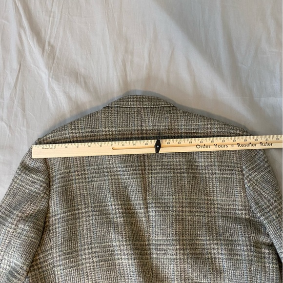 Magee Donegal Mist Tweed Sport Coat Blazer Men’s 43r Houndstooth Gray - Picture 11 of 16